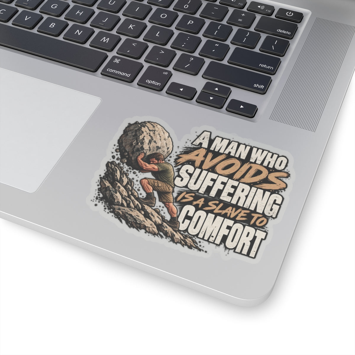 A Man Who Avoids Suffering - Kiss-Cut Sticker