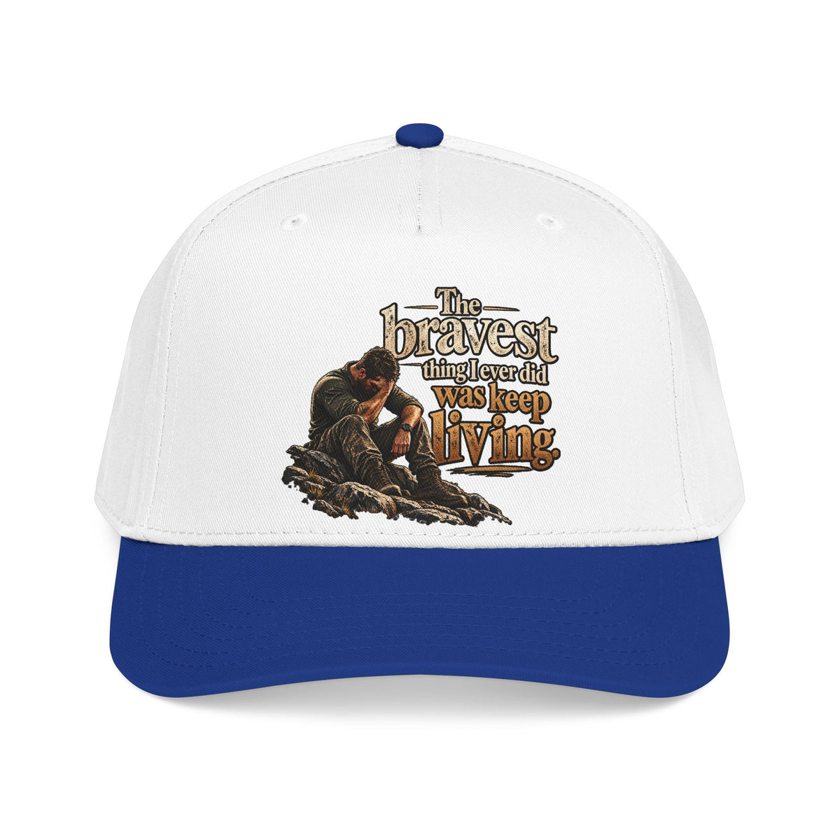 The Bravest Thing I Ever Did Was Keep Living - OTTO Baseball Hat
