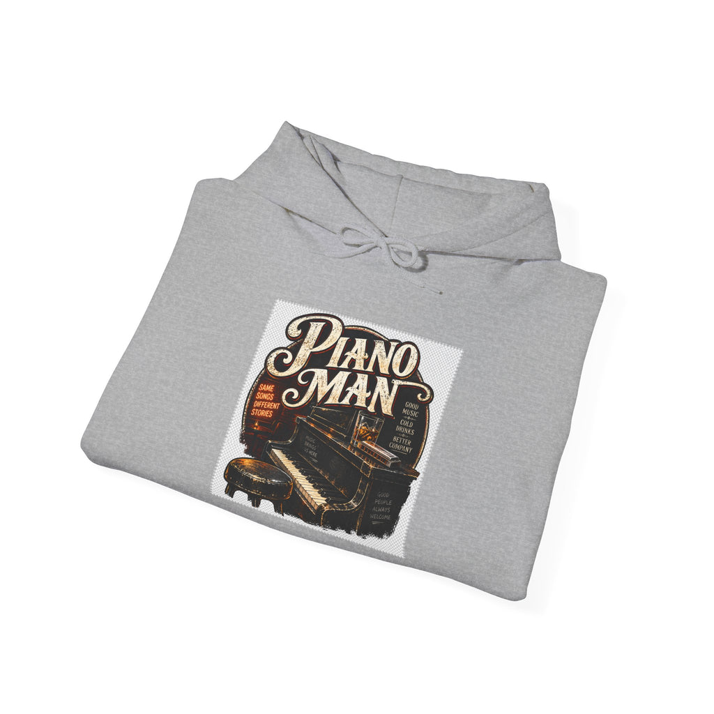 Piano Man Retro Bar - Hoodie