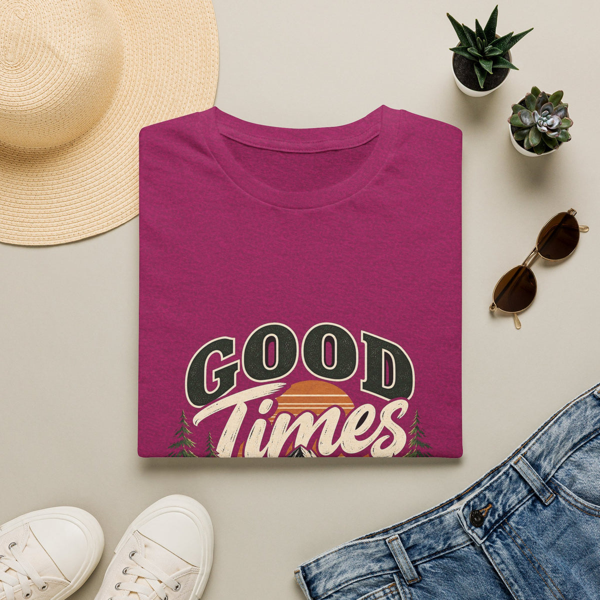 Good Times Questionable Decisions - Classic Tee