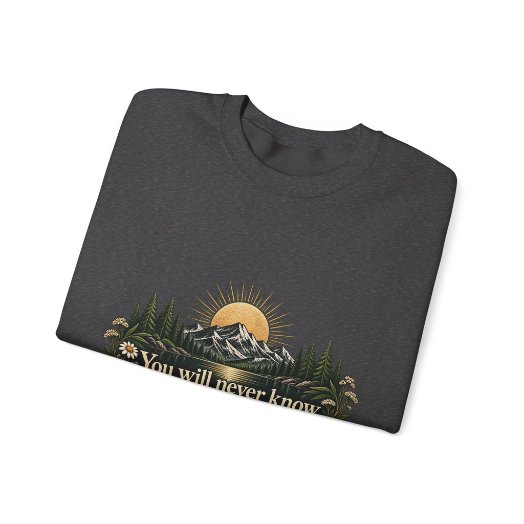 You Will Never Know The Violence It Took To Become This Peaceful - Crewneck Sweatshirt
