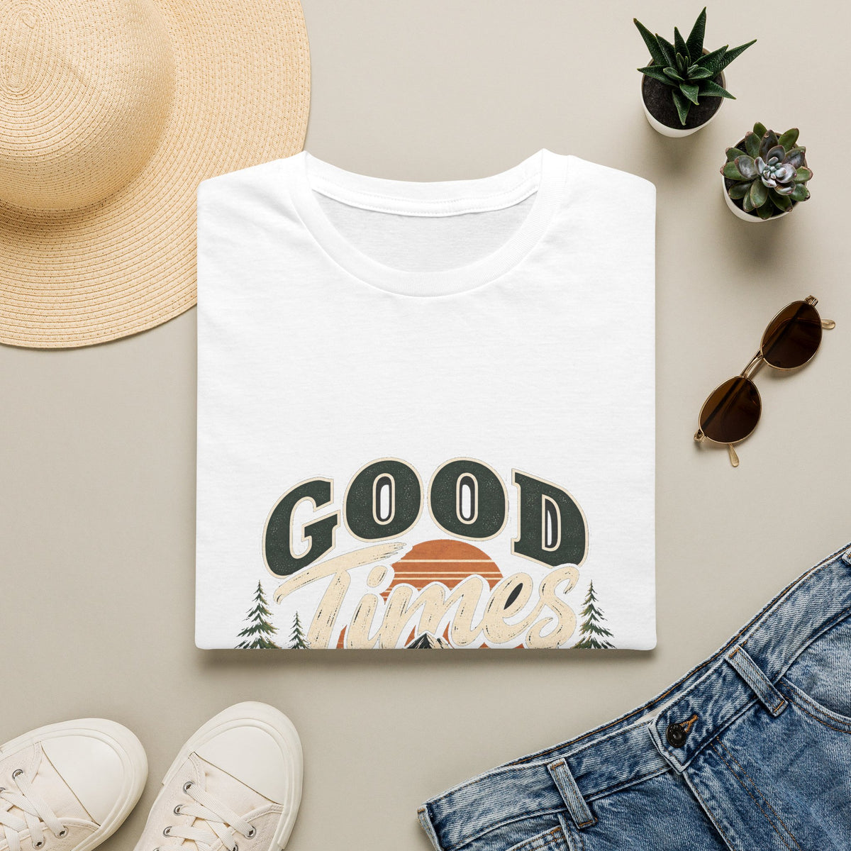 Good Times Questionable Decisions - Classic Tee