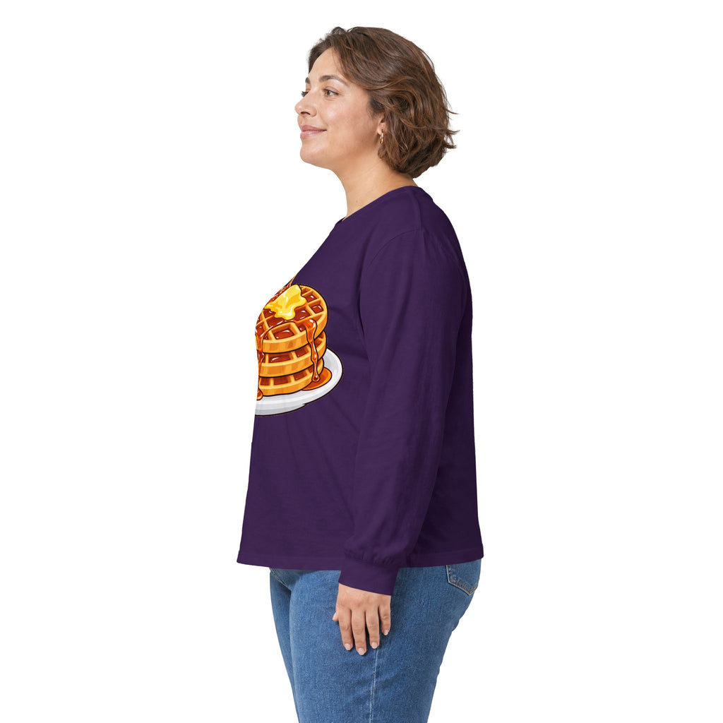 Cartoon Waffles - Unisex Ultra Cotton Long Sleeve Tee