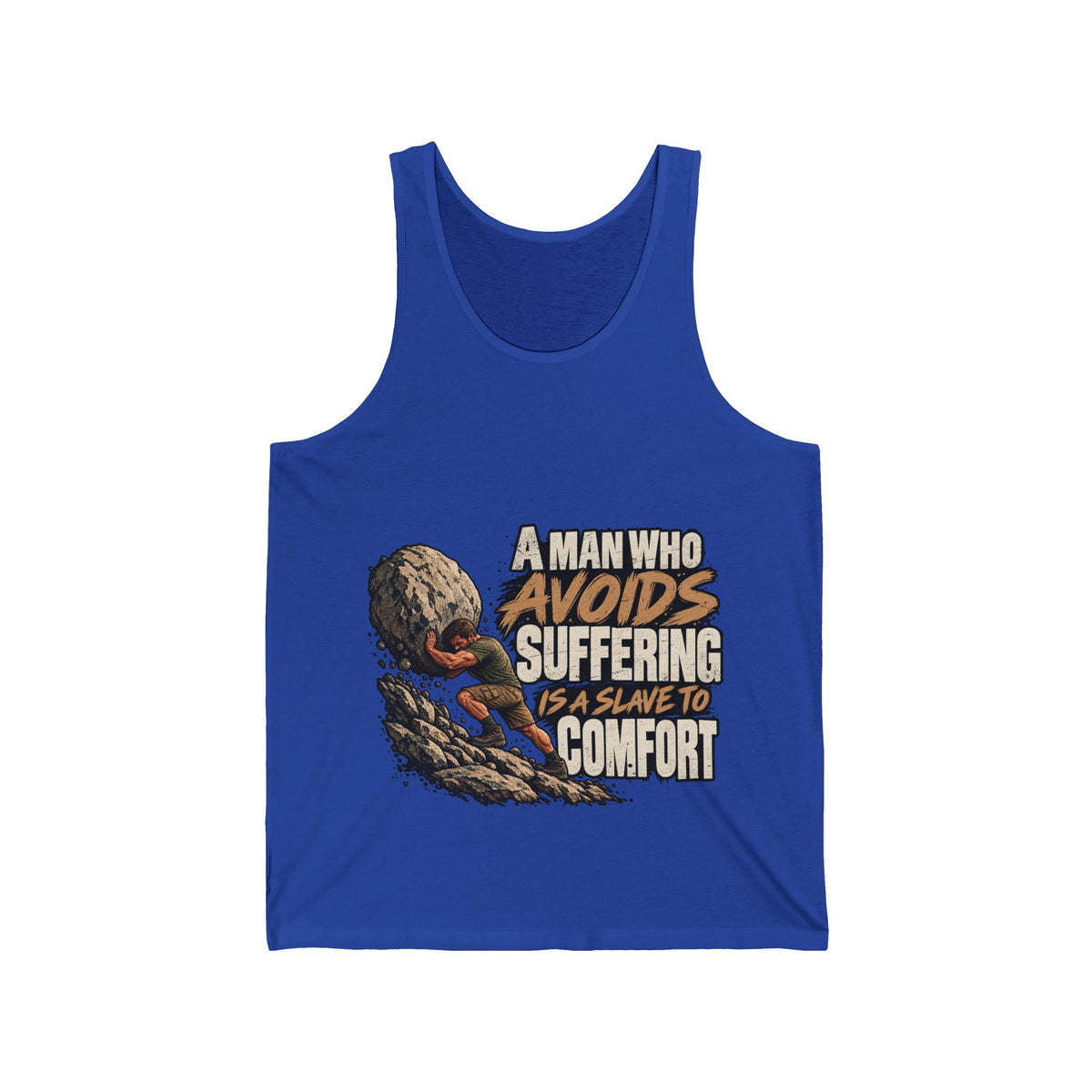 A Man Who Avoids Suffering - Athletic Tank