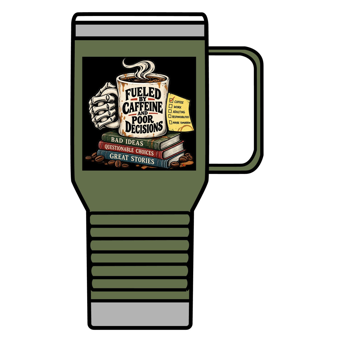 Fueled by Caffeine - 20oz Insulated Mug