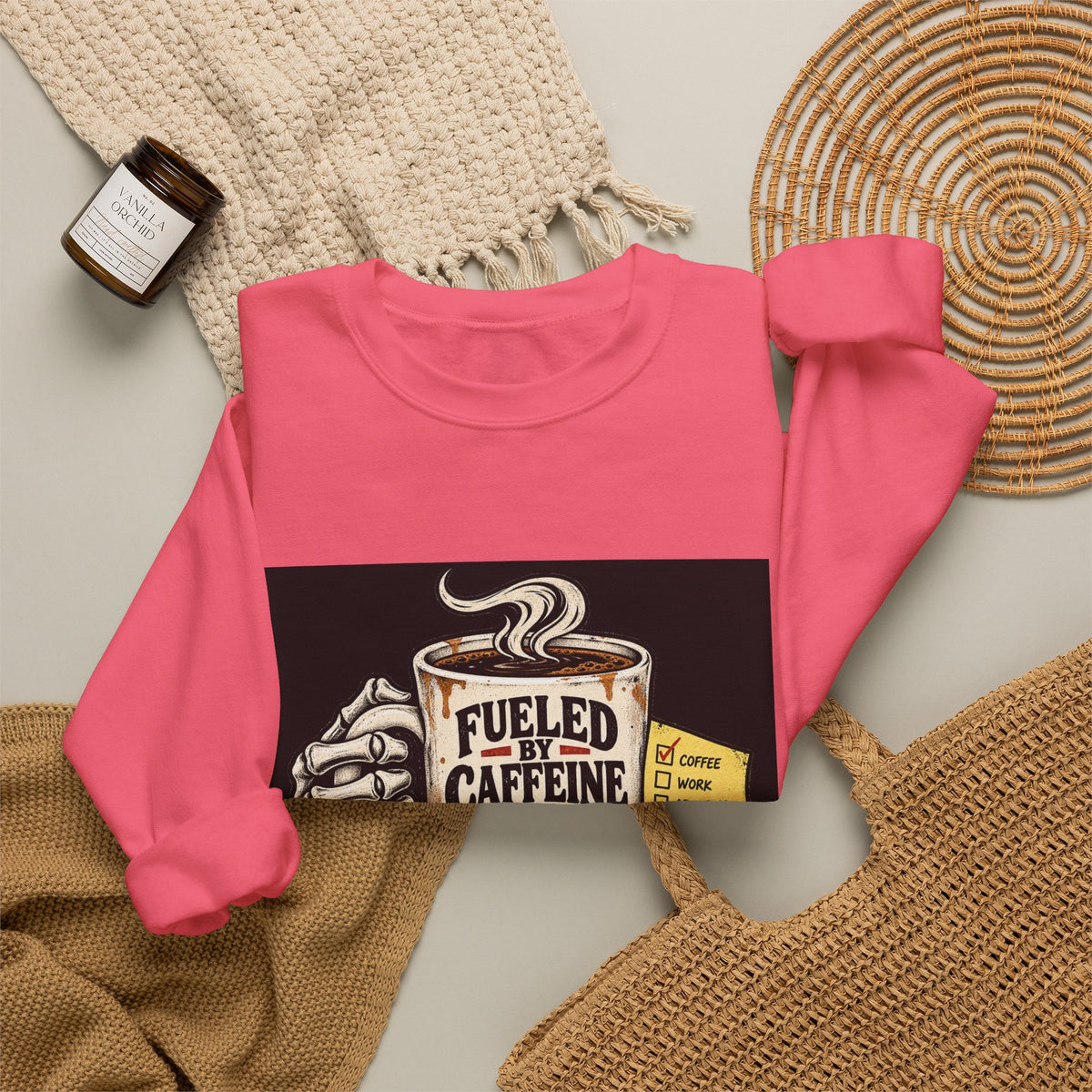 Fueled by Caffeine - Crewneck Sweatshirt
