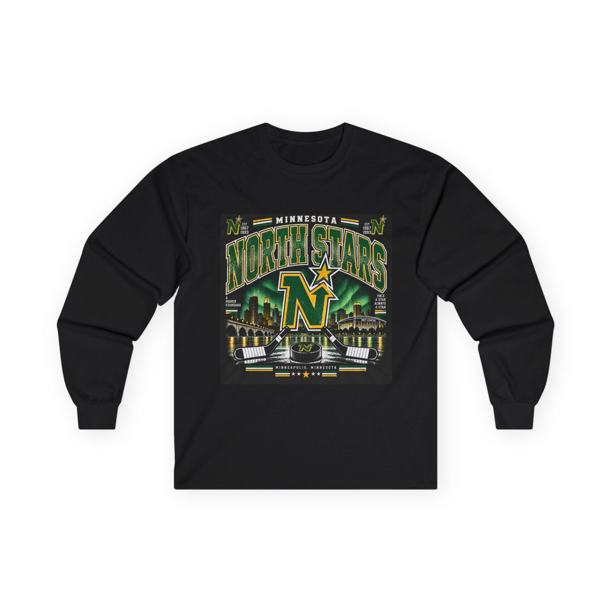 Minnesota North Stars Classic - Unisex Ultra Cotton Long Sleeve Tee