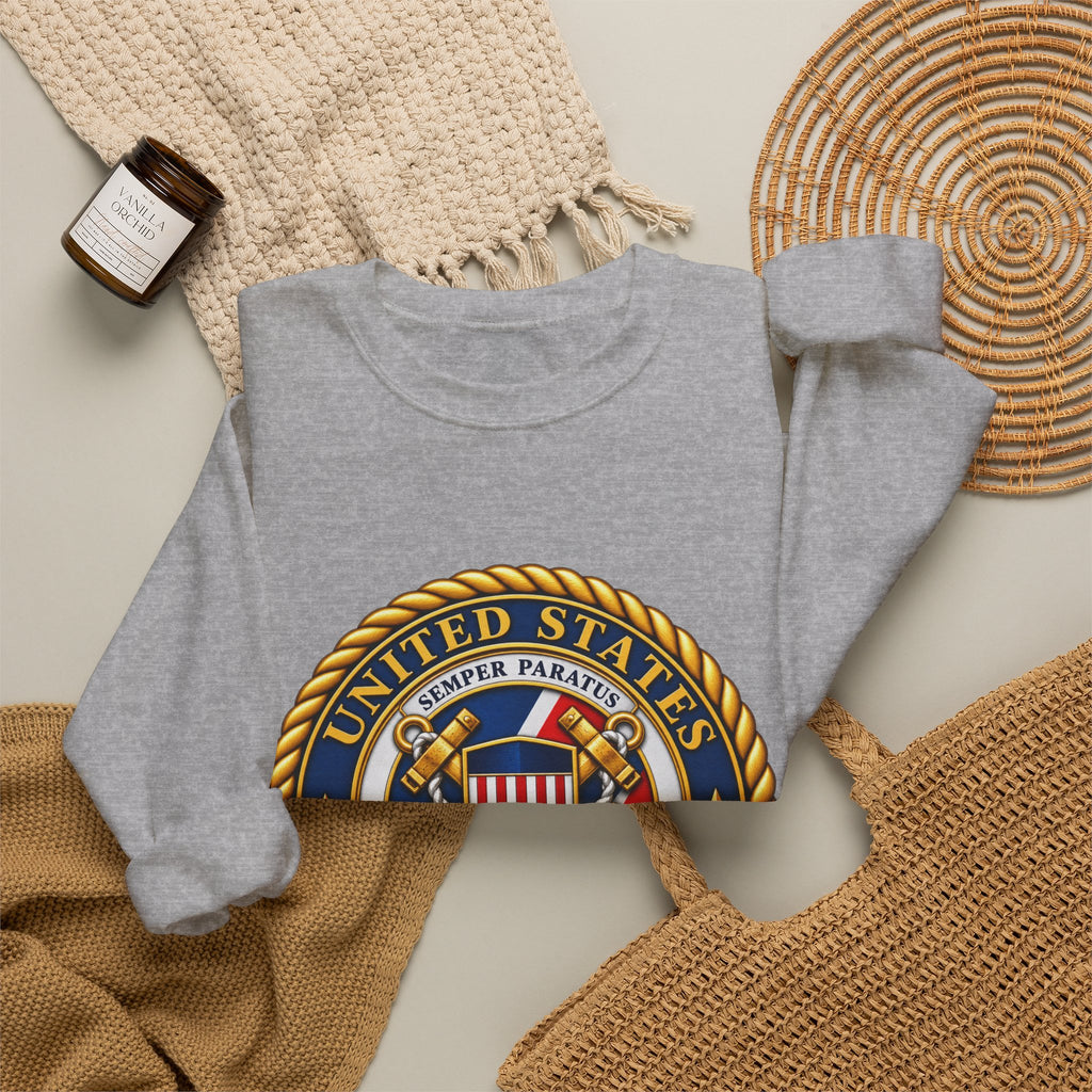 U.S. Coast Guard Emblem - Crewneck Sweatshirt