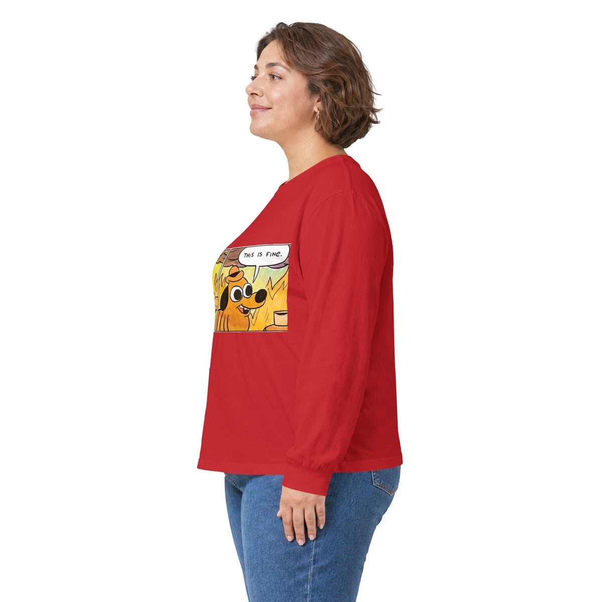 This Is Fine - Unisex Ultra Cotton Long Sleeve Tee