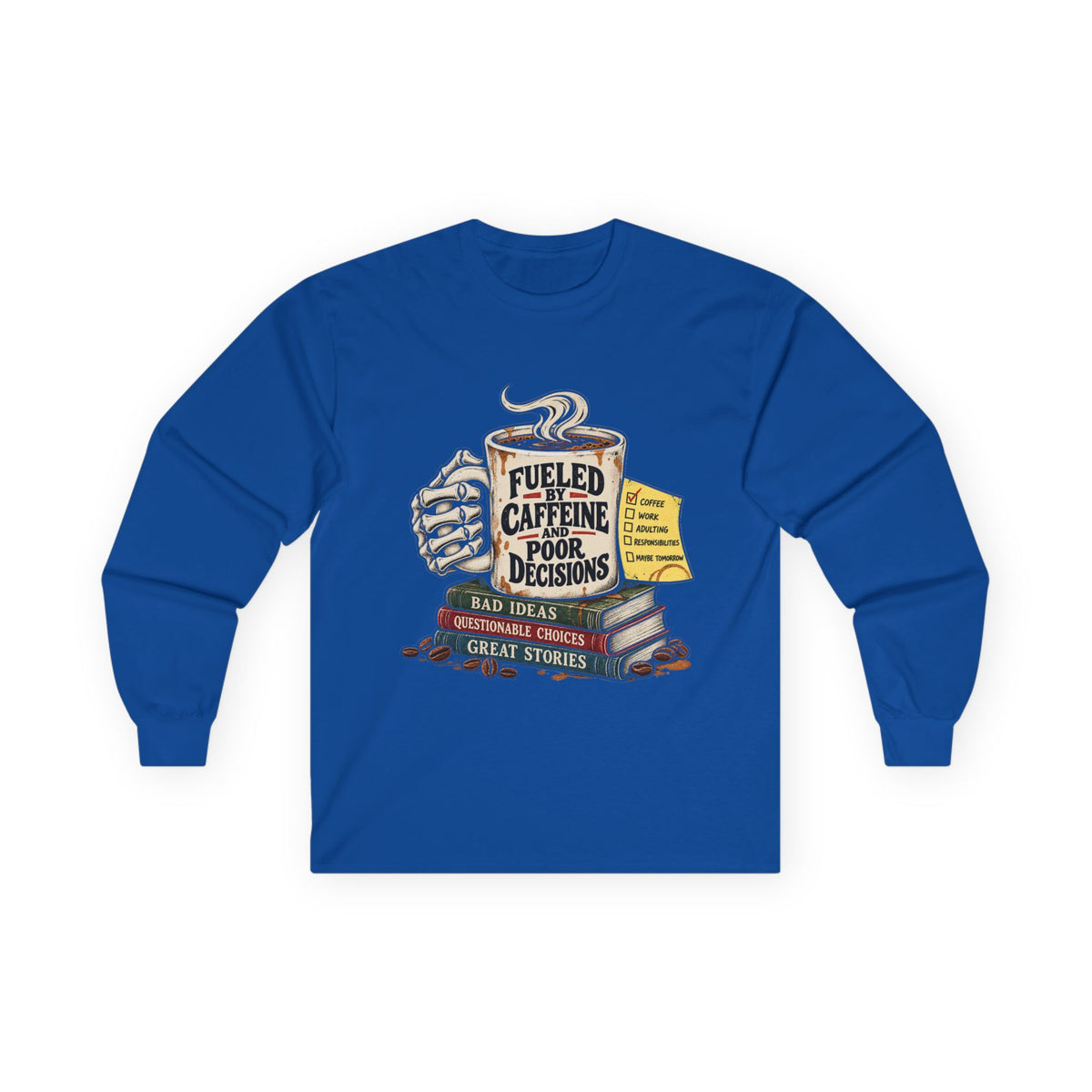 Fueled by Caffeine - Unisex Ultra Cotton Long Sleeve Tee