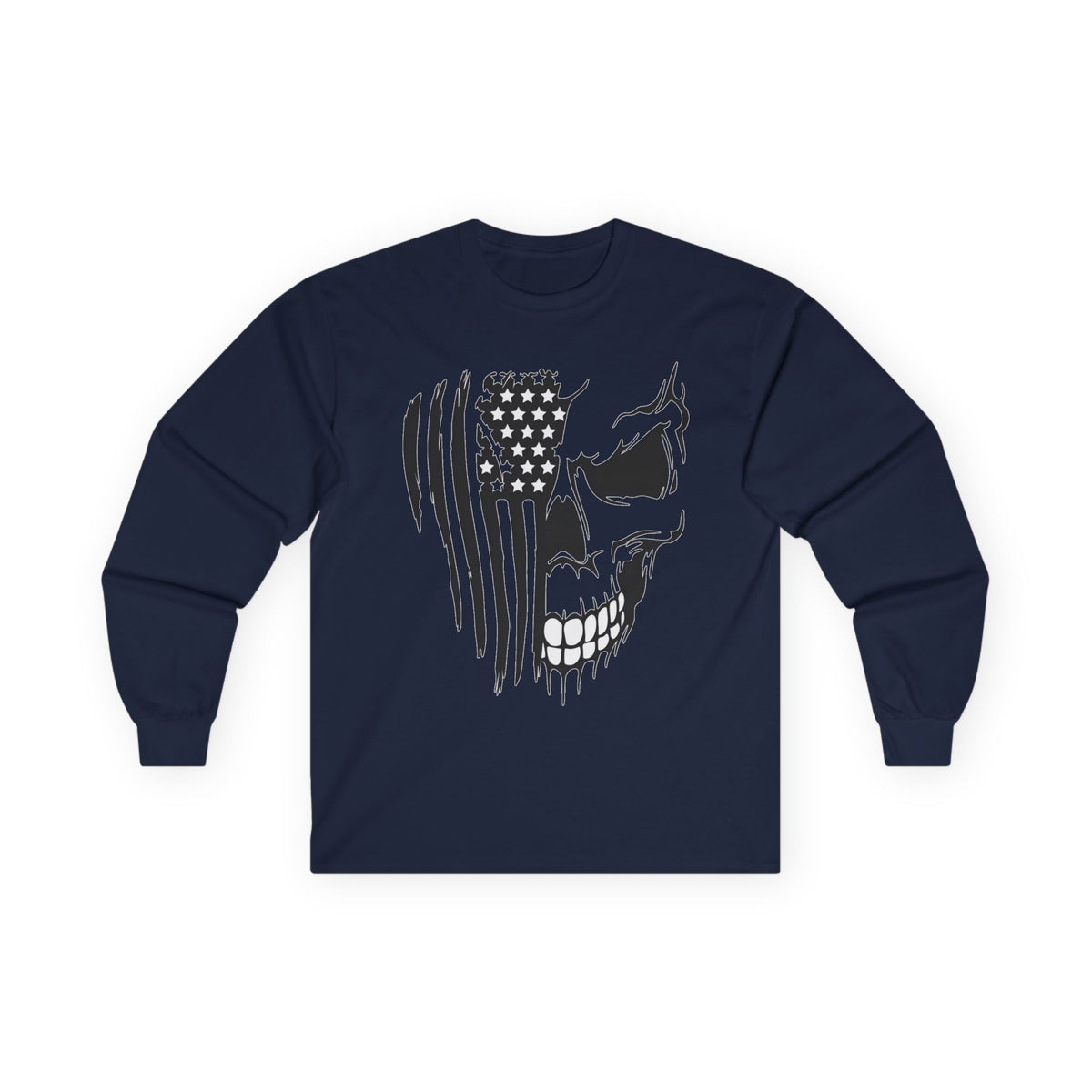 Stars, Stripes & Skulls - Unisex Ultra Cotton Long Sleeve Tee