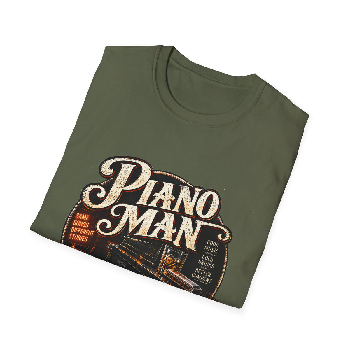Piano Man Retro Bar - Classic Tee