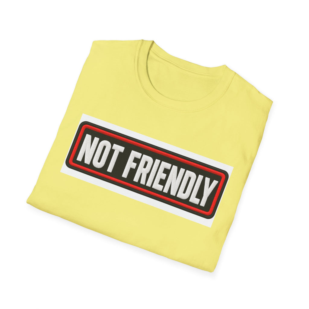 Not Friendly - Service Dog Patch - Classic Tee
