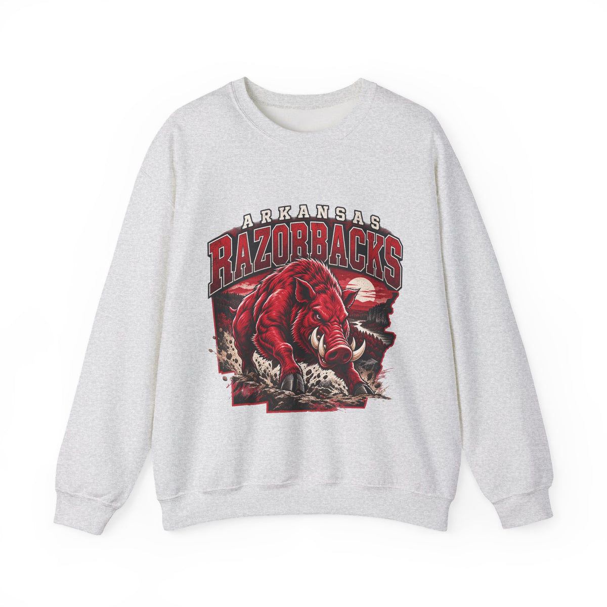 Arkansas Razorbacks State Pride - Crewneck Sweatshirt