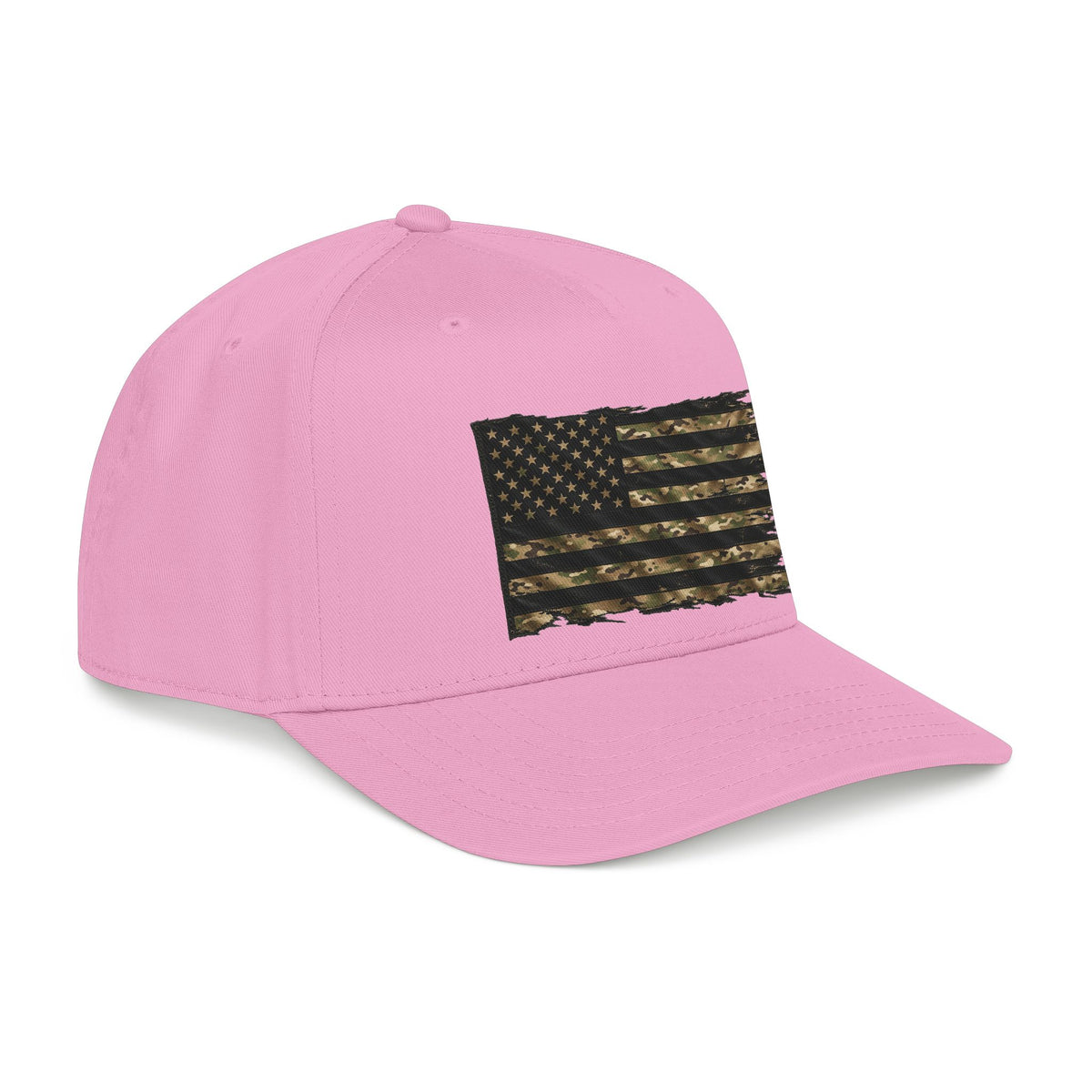 Black and Multicam American Flag - OTTO Baseball Hat
