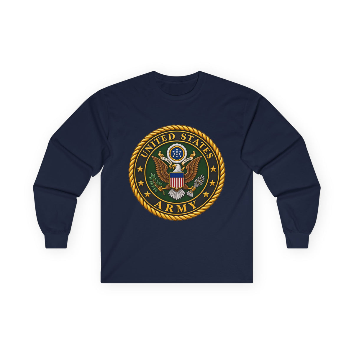 U.S. Army Emblem - Unisex Ultra Cotton Long Sleeve Tee