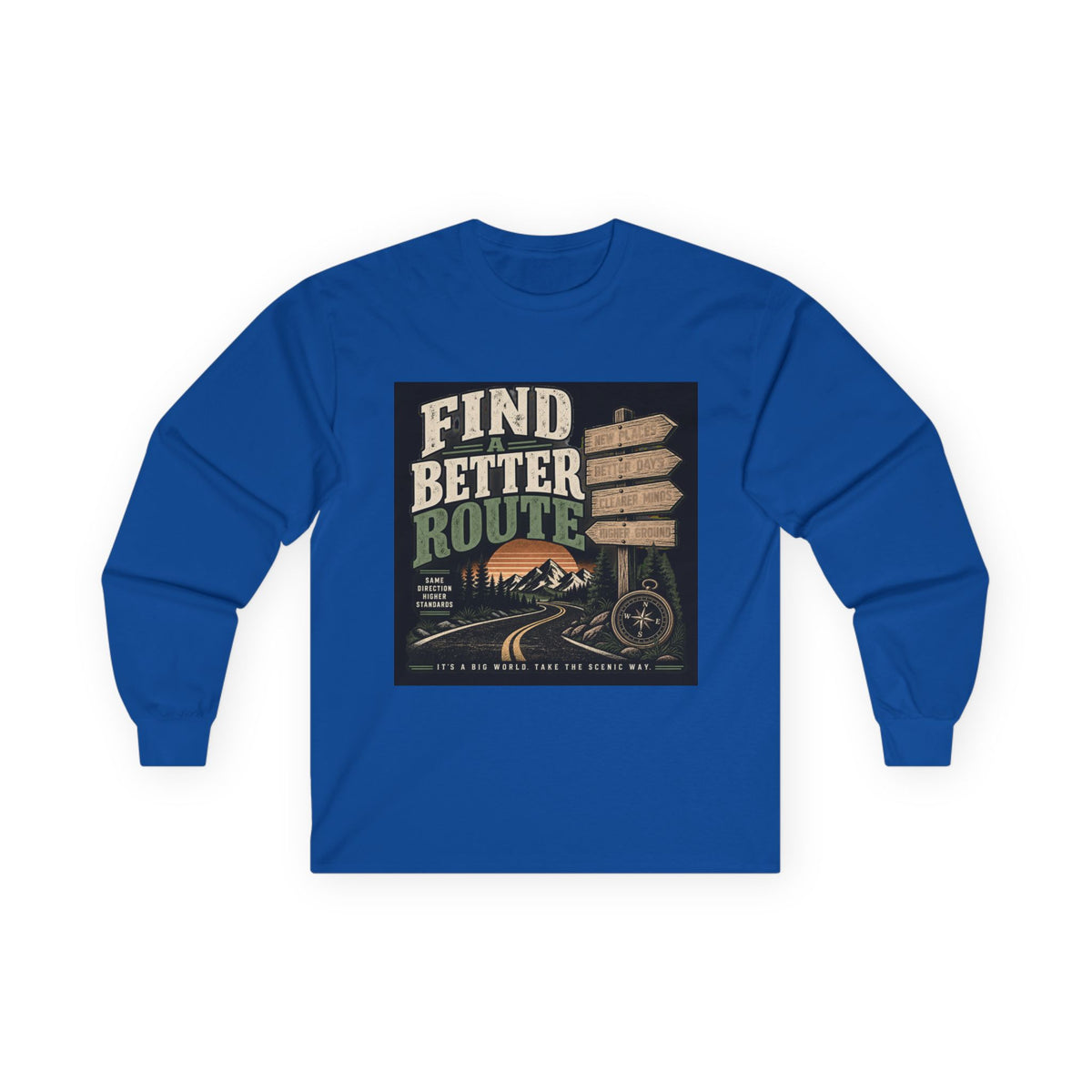 Find A Better Route - Unisex Ultra Cotton Long Sleeve Tee