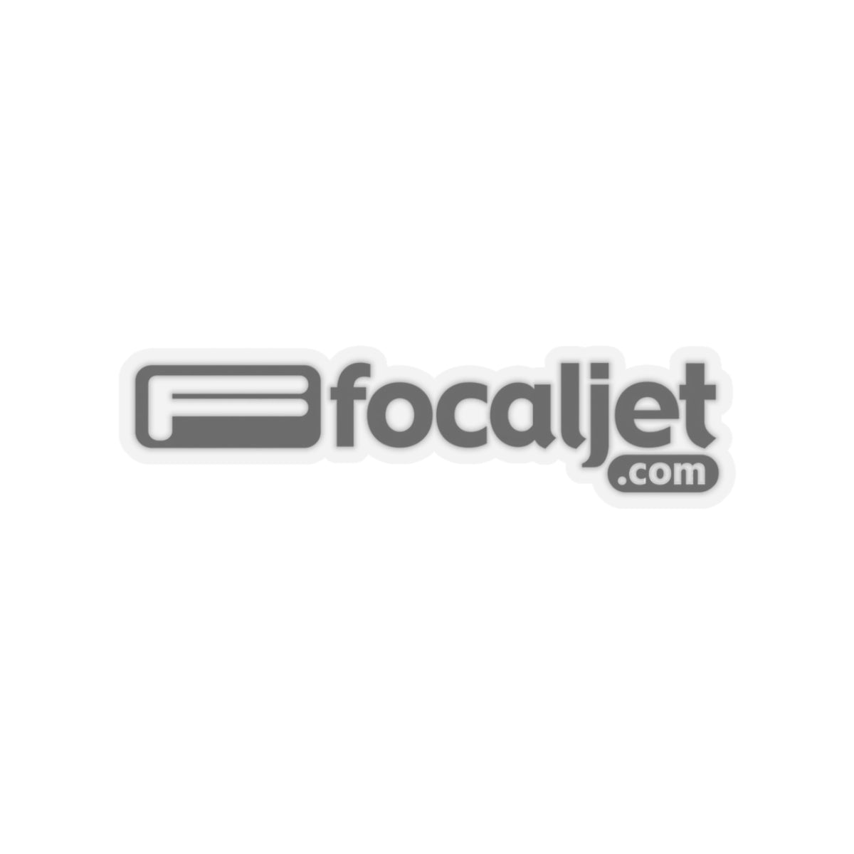 FocalJet Classic Logo Tee - Kiss-Cut Sticker