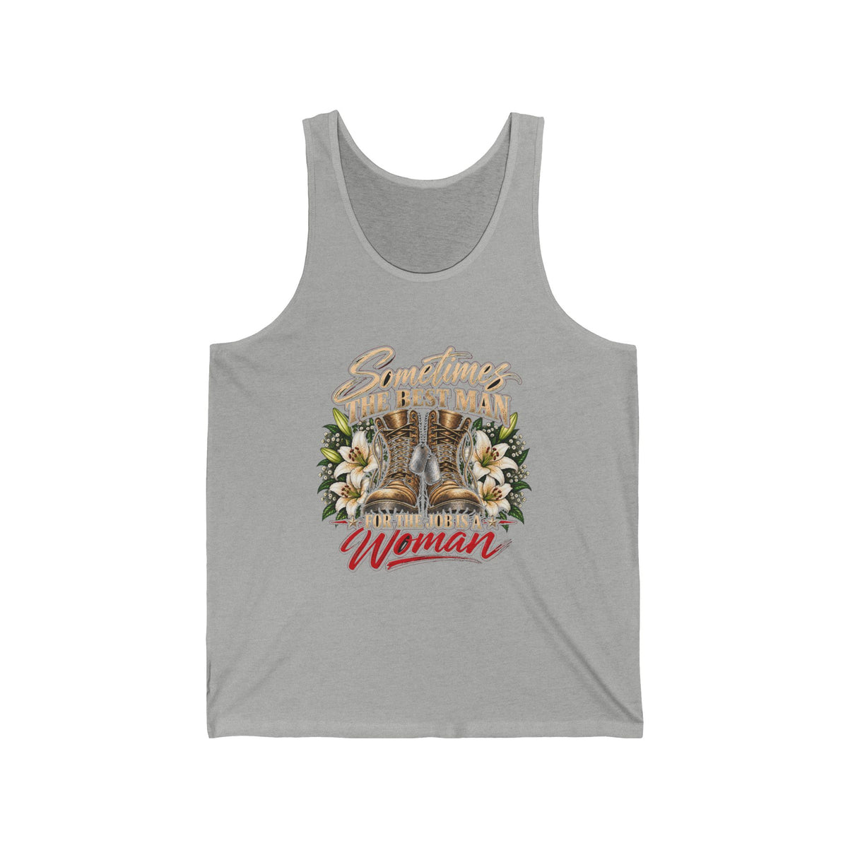 Sometimes Best Man Woman - Athletic Tank