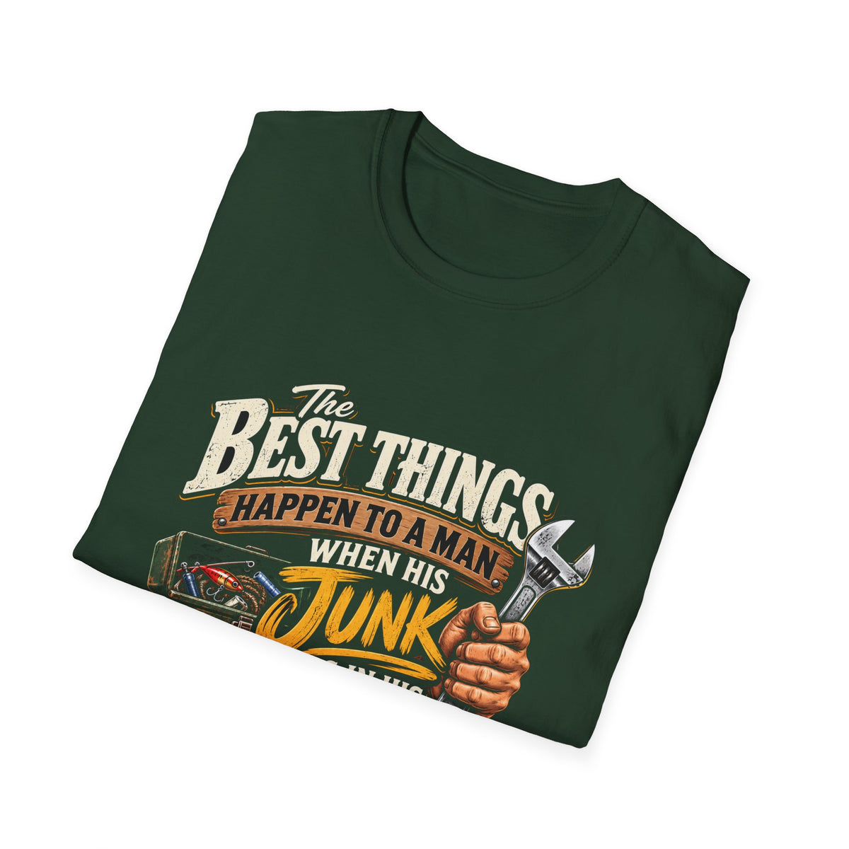Best Things Happen in a Man's Hand - Classic Tee