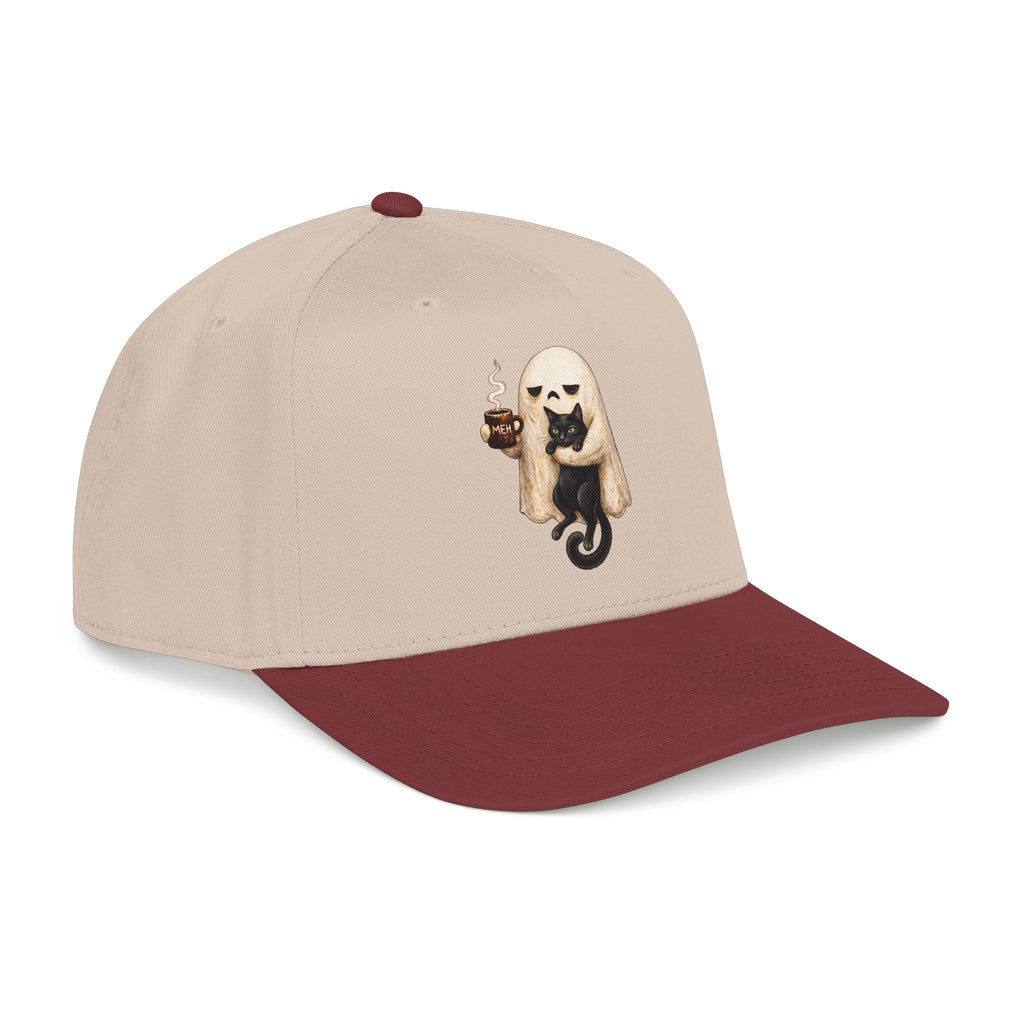 Meh Ghost and Black Cat - OTTO Baseball Hat