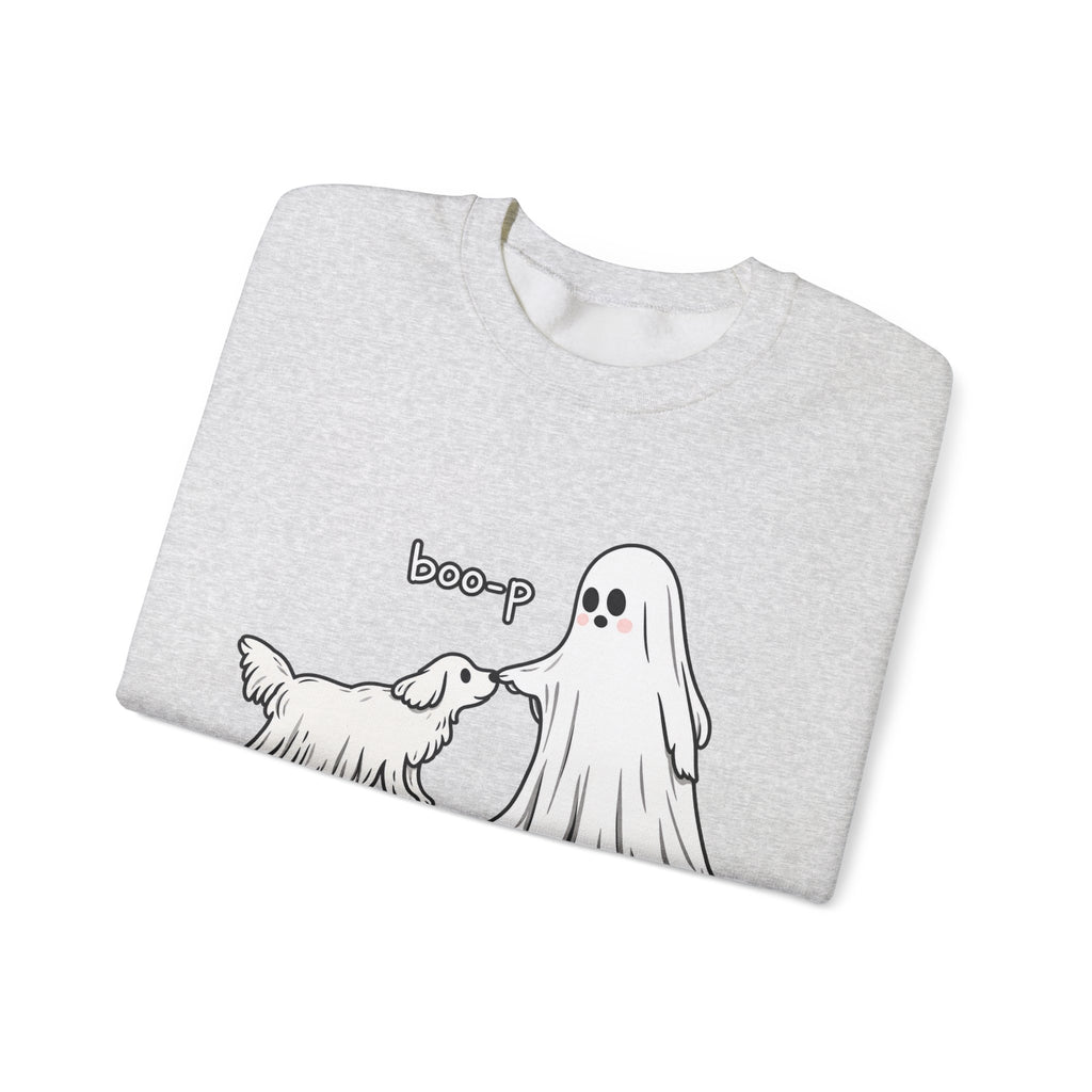Boo-p Ghost and Dog - Crewneck Sweatshirt