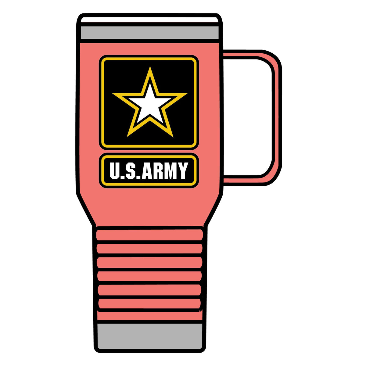 Army Strong Star - 20oz Insulated Mug