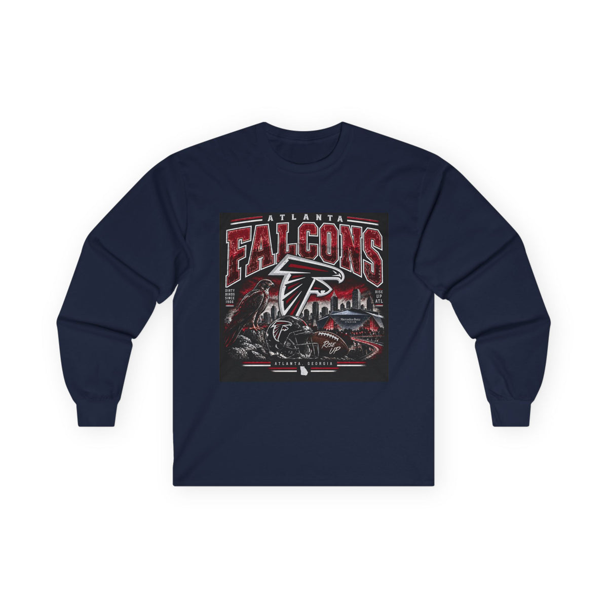Atlanta Falcons Rise Up - Unisex Ultra Cotton Long Sleeve Tee