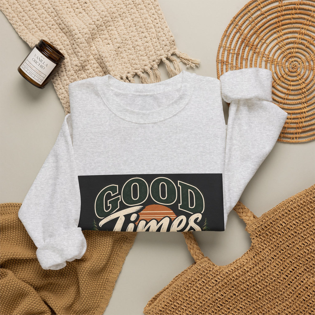 Good Times Questionable Decisions - Crewneck Sweatshirt