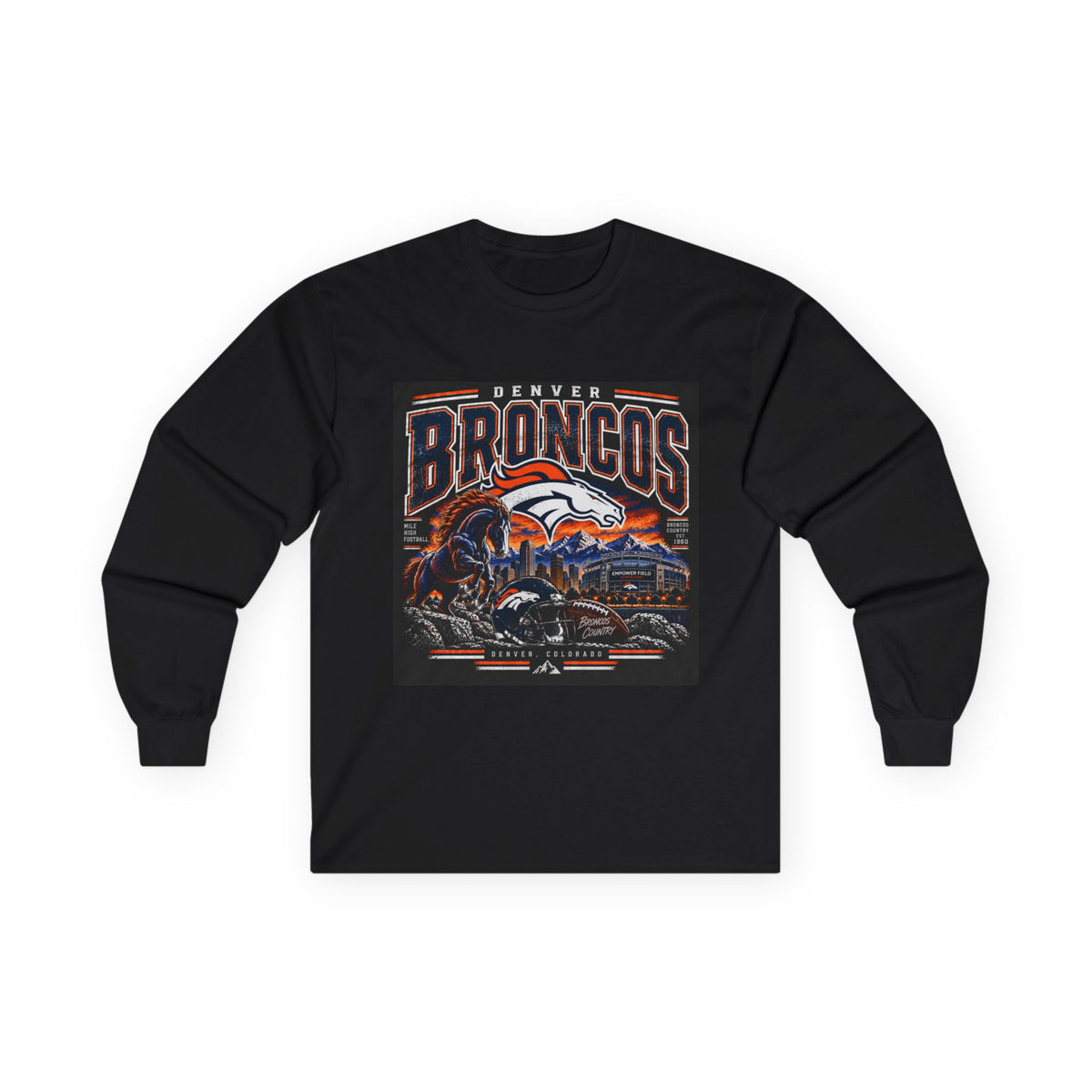 Denver Broncos Mile High Pride - Unisex Ultra Cotton Long Sleeve Tee