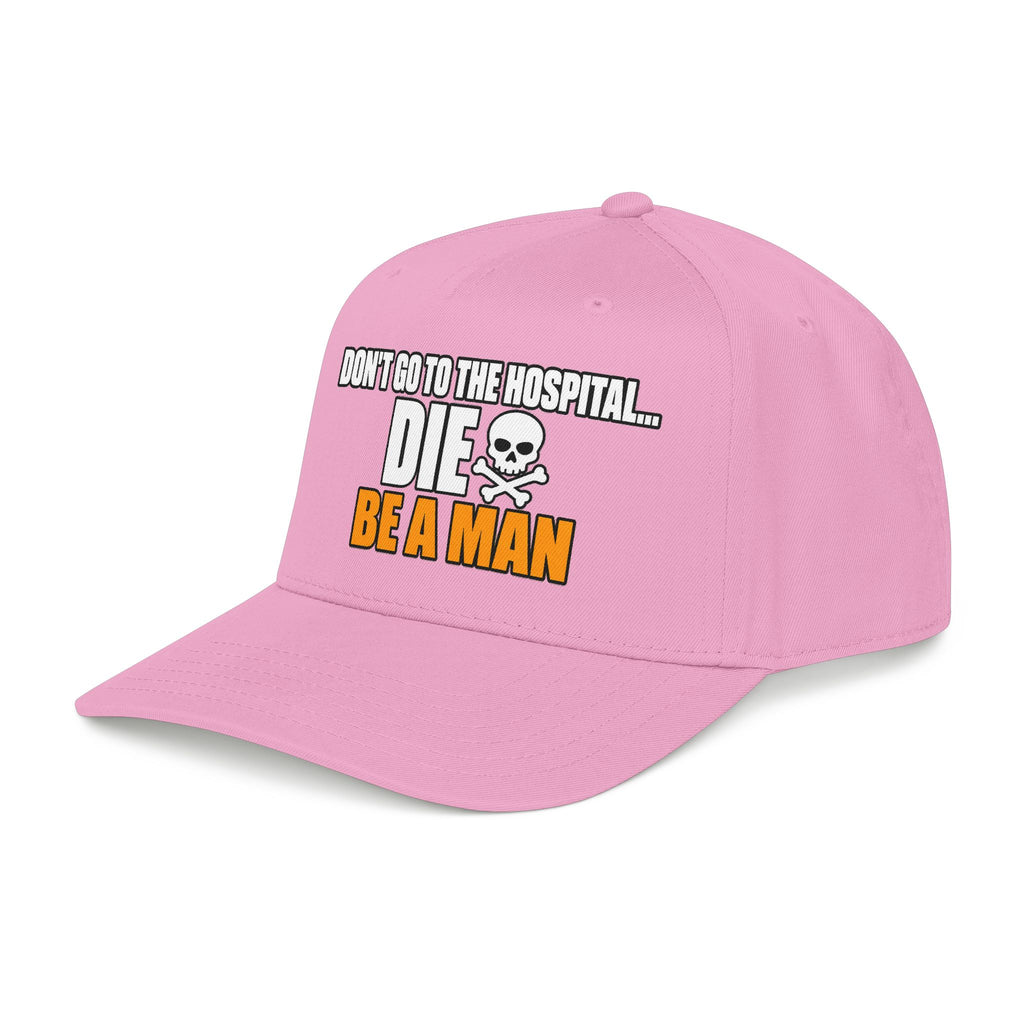 Dont Go to the Hospital - White Outlined - OTTO Baseball Hat