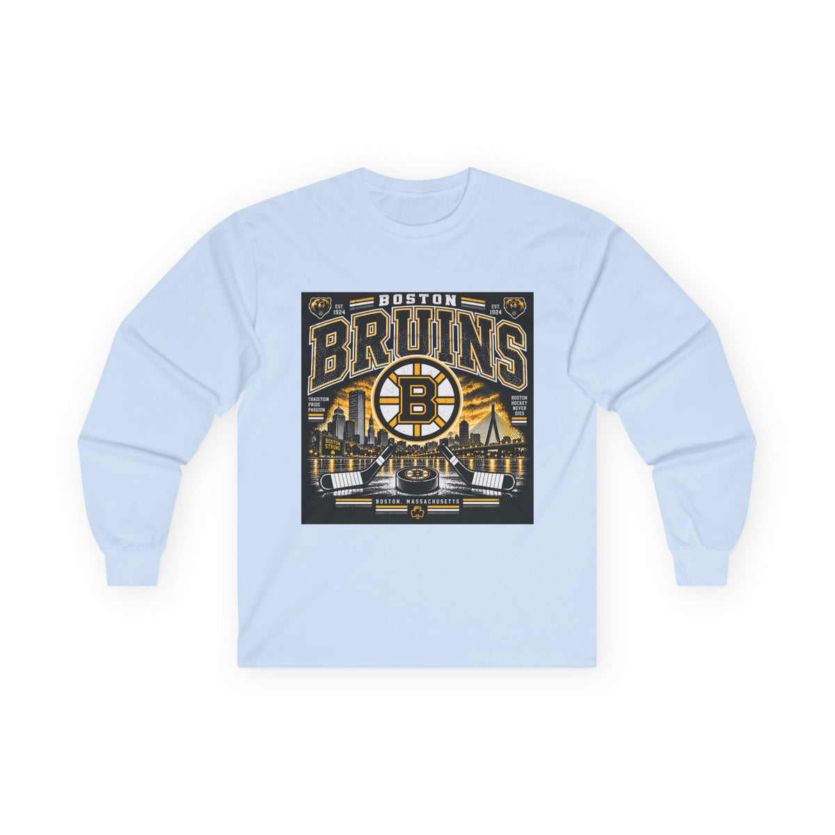 Boston Bruins Heritage - Unisex Ultra Cotton Long Sleeve Tee