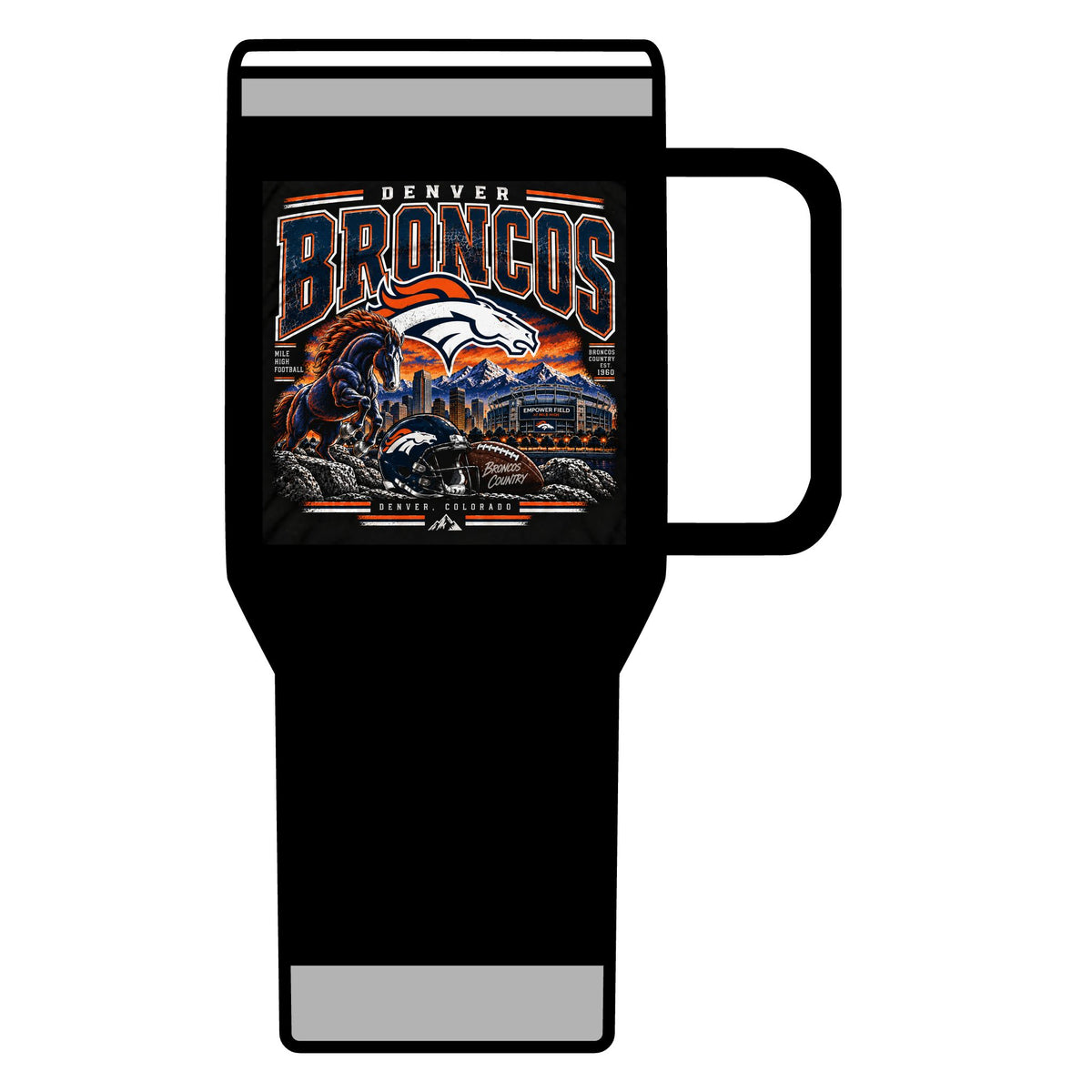 Denver Broncos Mile High Pride - 20oz Insulated Mug