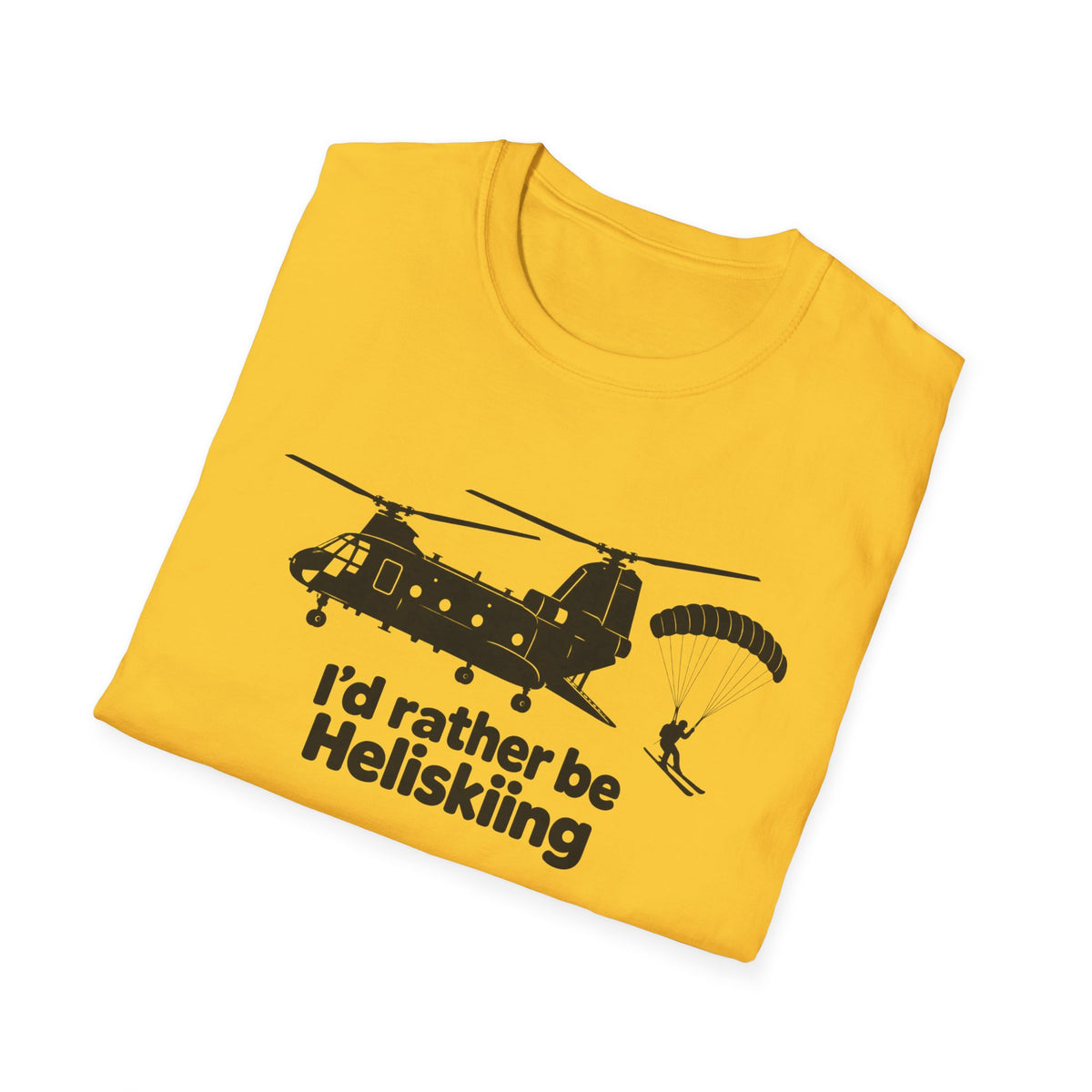 Id Rather Be Heliskiing - Classic Tee