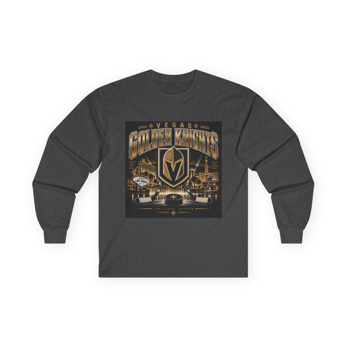 Golden Knights Vegas Nights - Unisex Ultra Cotton Long Sleeve Tee
