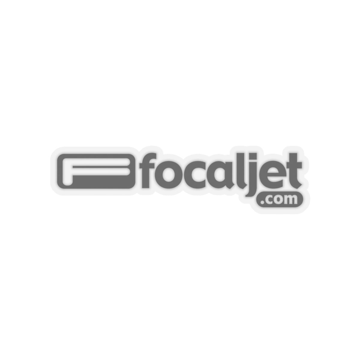 FocalJet Classic Logo Tee - Kiss-Cut Sticker