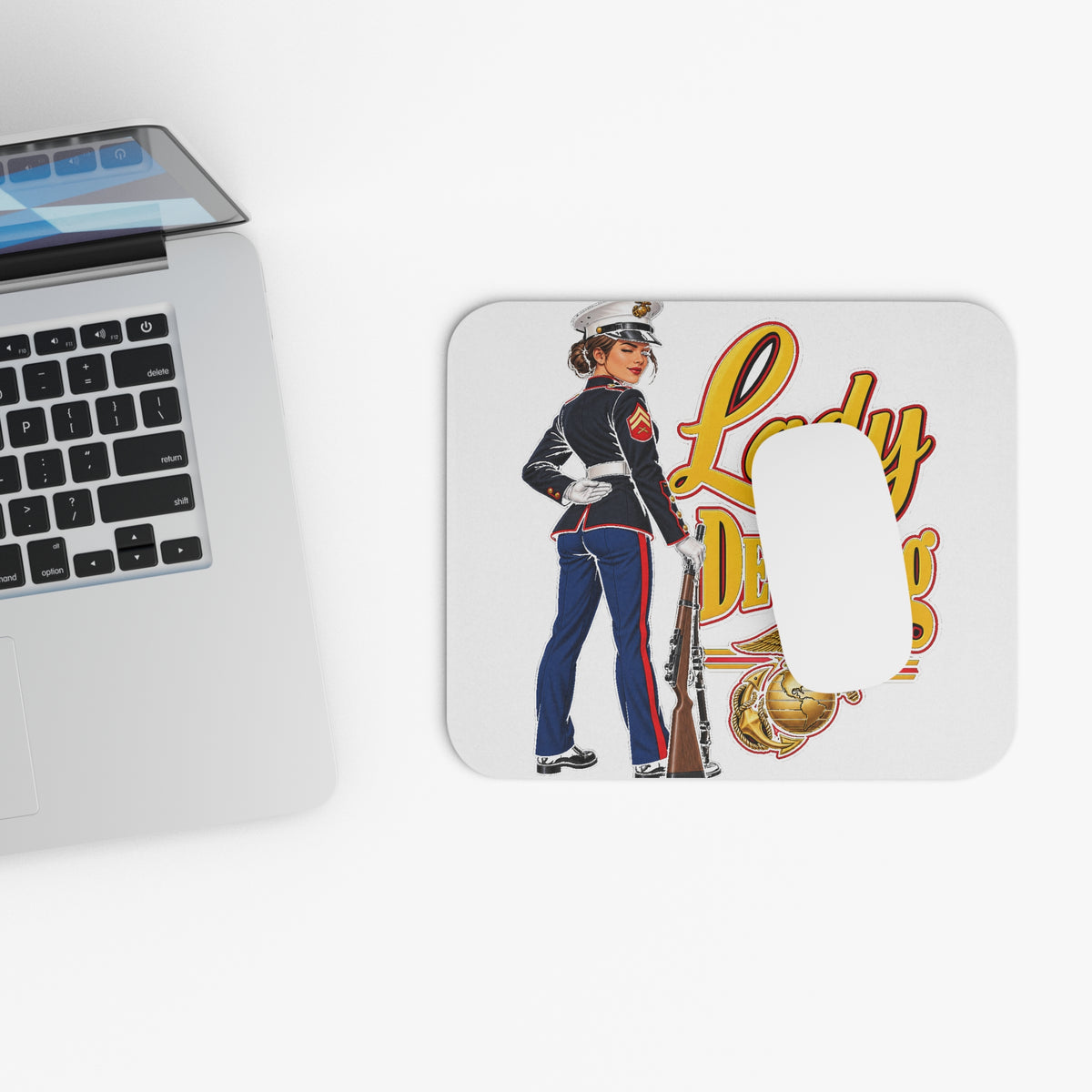 Lady Devil Dog - Mouse Pad