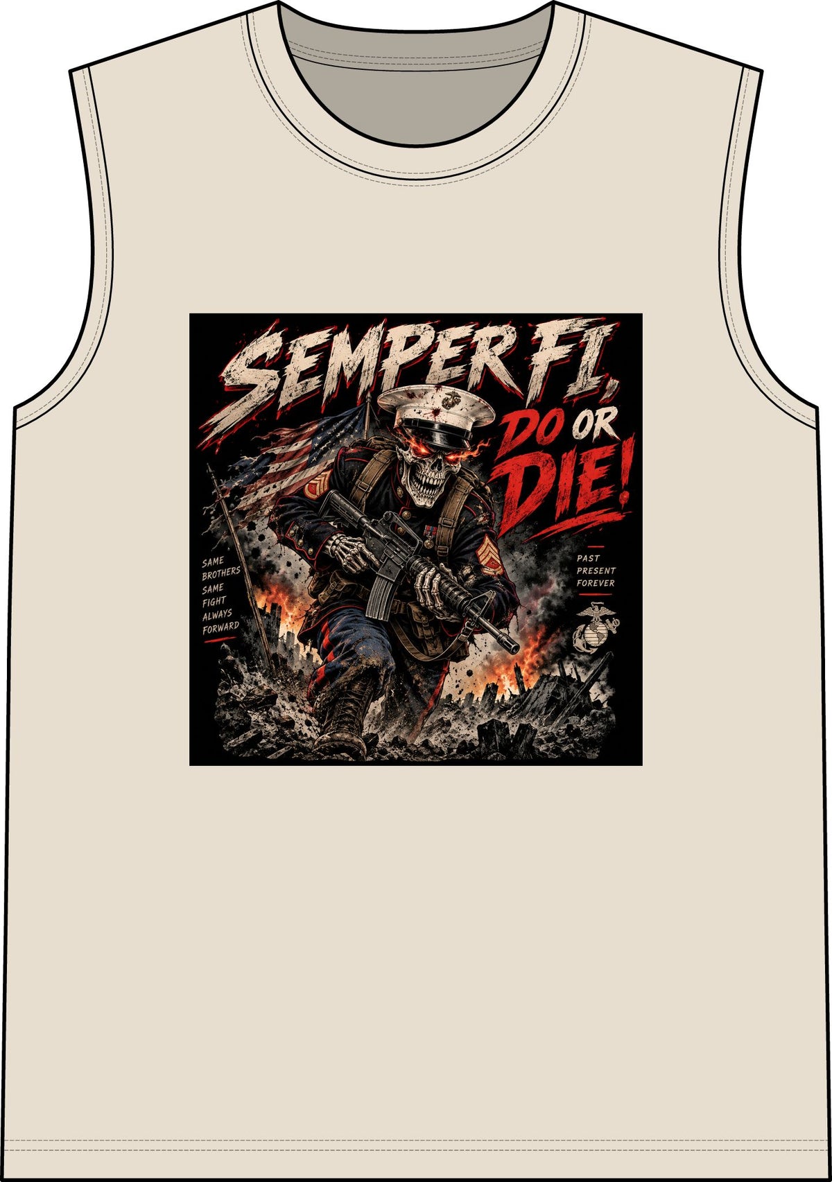Semper Fi Do or Die - Classic Tank