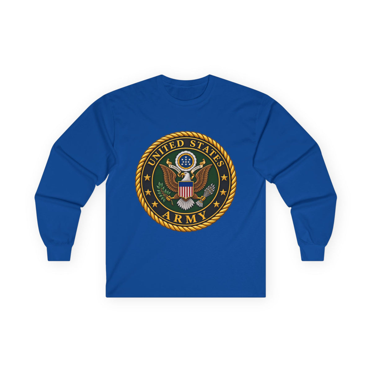 U.S. Army Emblem - Unisex Ultra Cotton Long Sleeve Tee