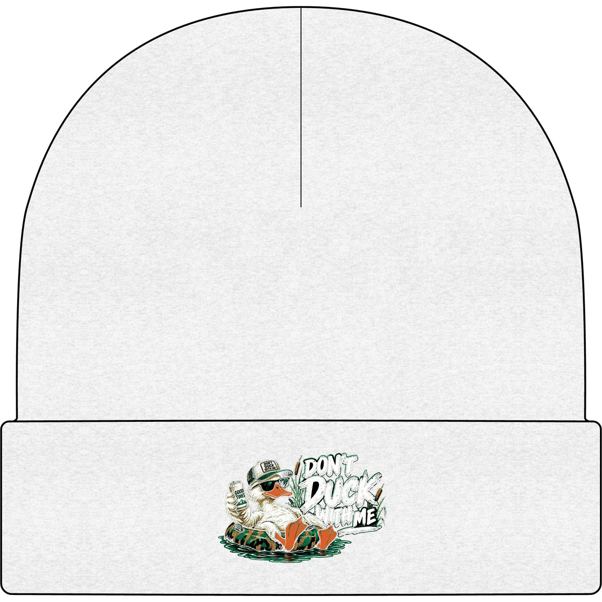 Duck With Me Camo - AS Colour 1107 Cuff Beanie