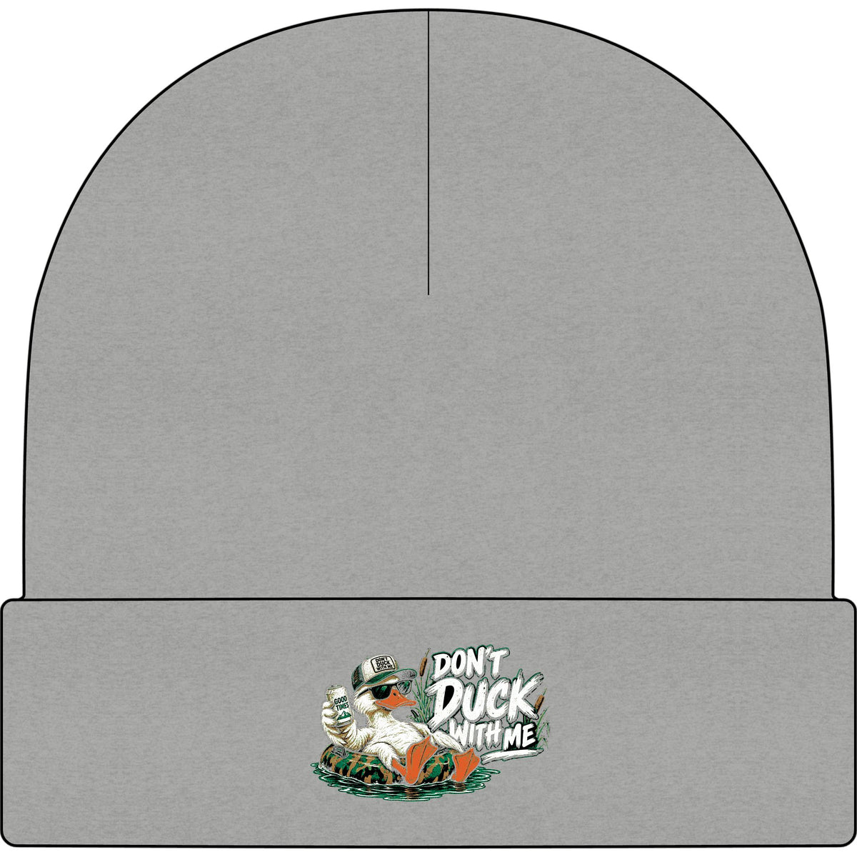 Duck With Me Camo - AS Colour 1107 Cuff Beanie