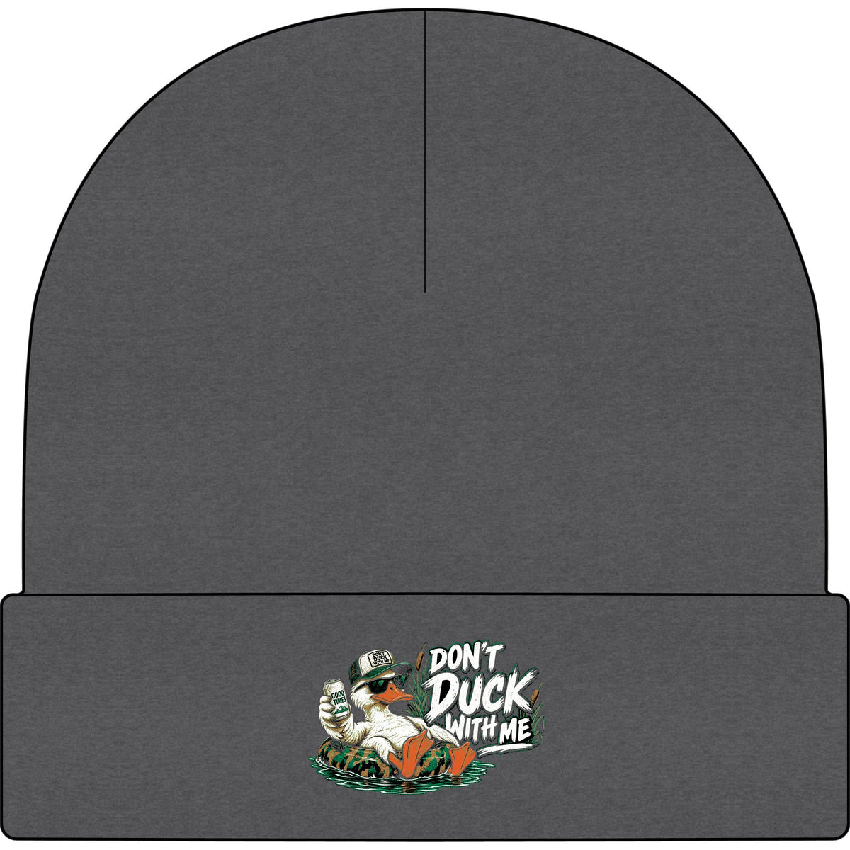 Duck With Me Camo - AS Colour 1107 Cuff Beanie