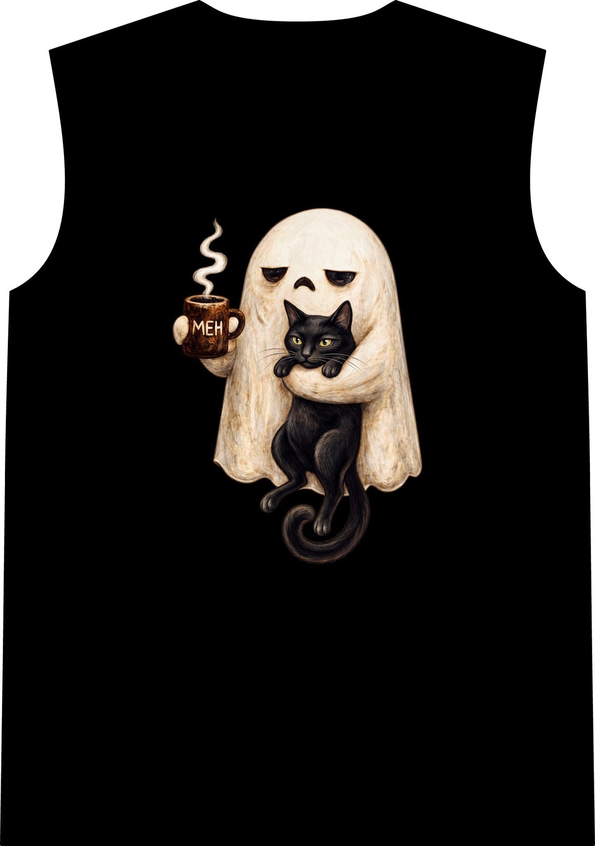 Meh Ghost and Black Cat - Classic Tank