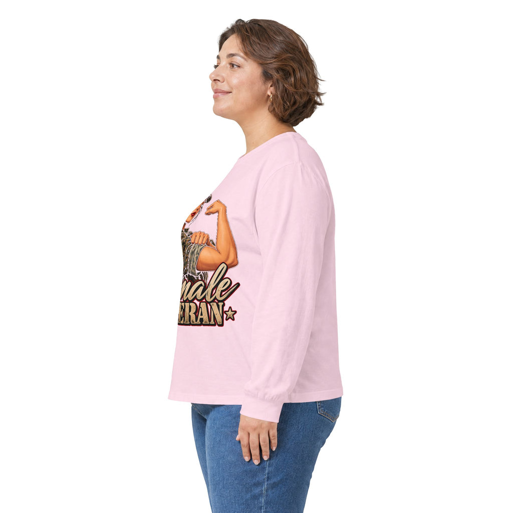 Female Veteran Pride - Unisex Ultra Cotton Long Sleeve Tee