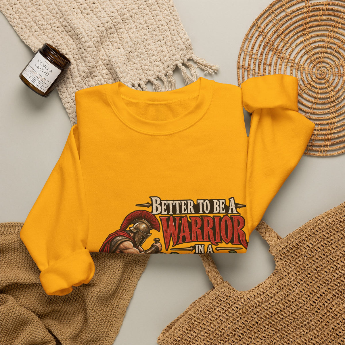 Warrior In A Garden - Crewneck Sweatshirt