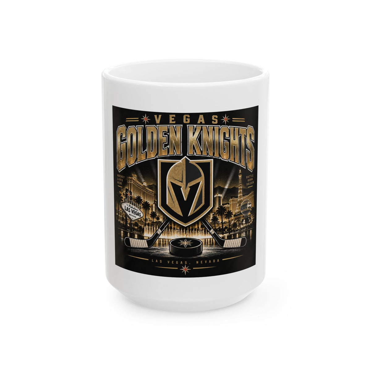 Golden Knights Vegas Nights - Ceramic Mug 11oz and 15oz
