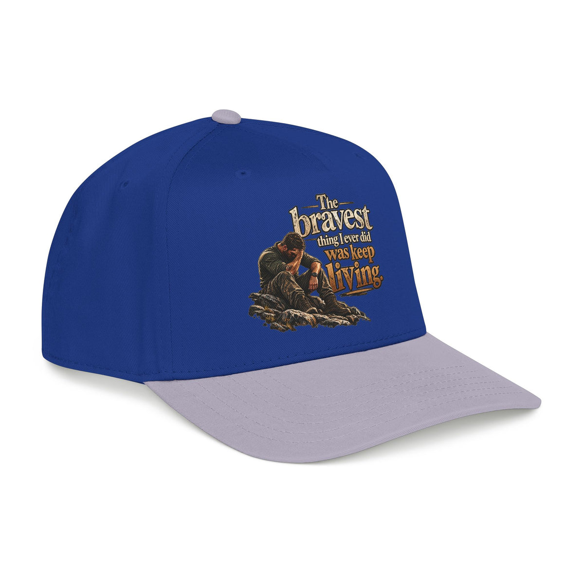 The Bravest Thing I Ever Did Was Keep Living - OTTO Baseball Hat