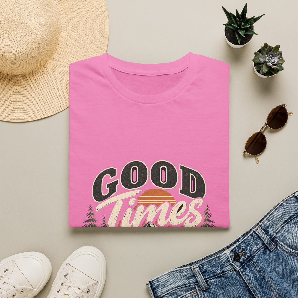 Good Times Questionable Decisions - Classic Tee