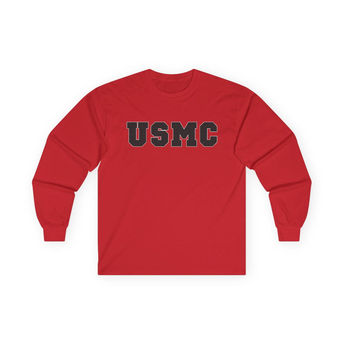 Marine Corps Varsity - Unisex Ultra Cotton Long Sleeve Tee