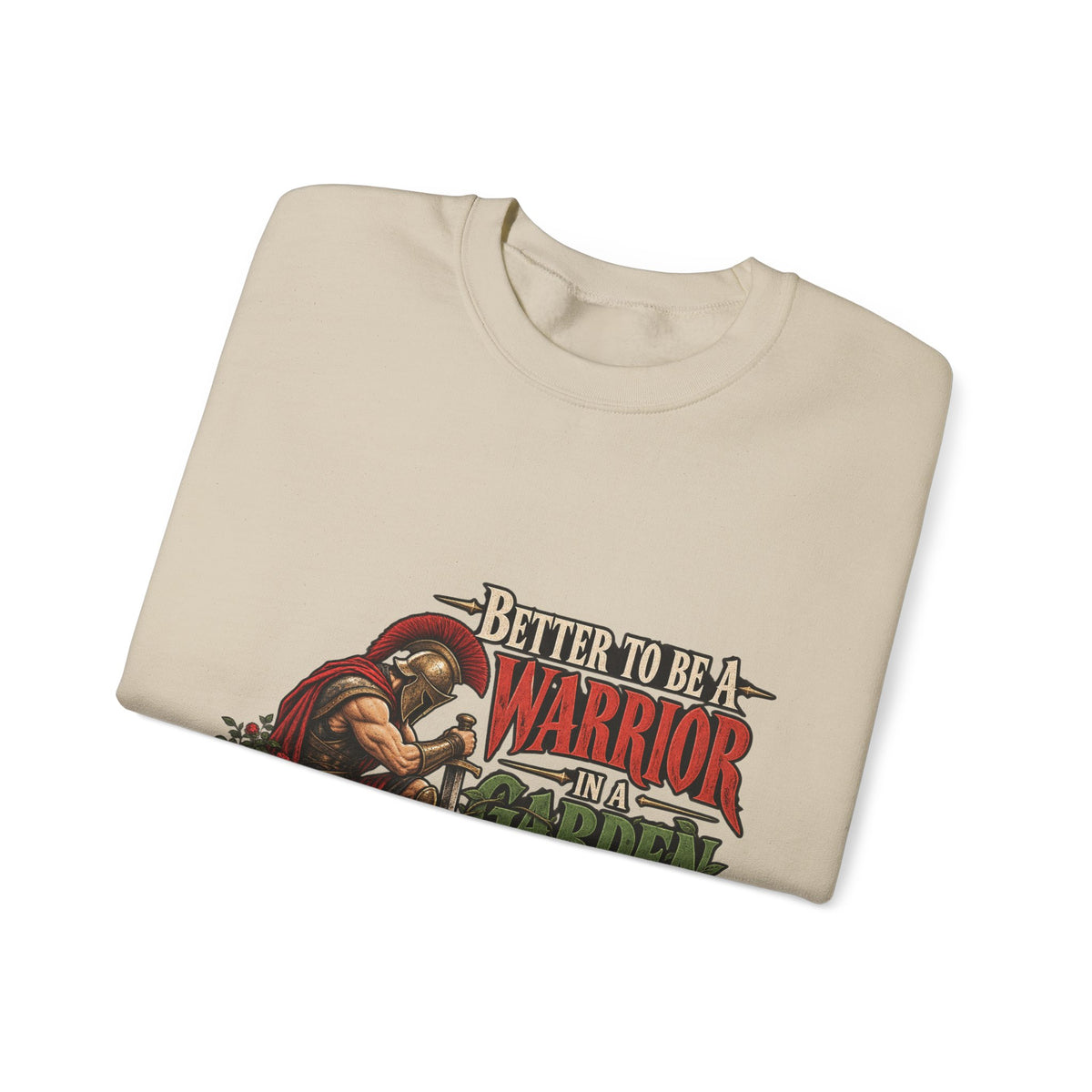 Warrior In A Garden - Crewneck Sweatshirt